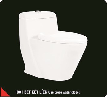 Bồn Cầu 1 khối Hảo Cảnh 1001