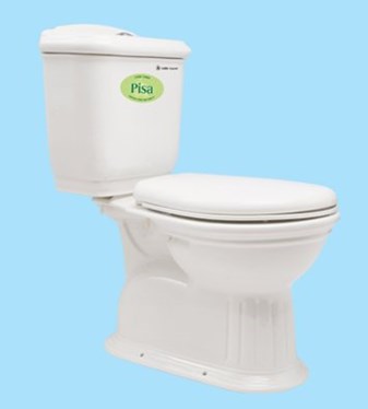 Bồn cầu 2 khối Thiên Thanh Pisa