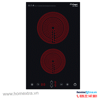 Bếp Domino 2 hồng ngoại CAPRI CR-168KT