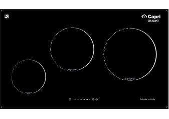 Bếp ba điện từ nhập khẩu CAPRI CR-833KT