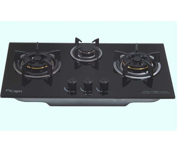 Bếp gas âm kính Capri CR-309KT ( BLack)