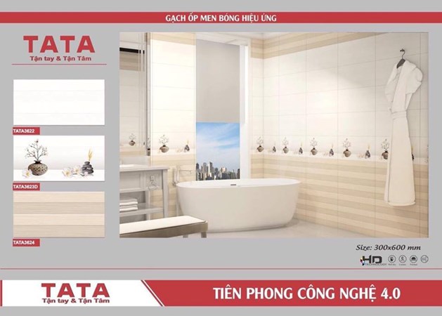 Bộ gạch ốp 30x60cm TATA3622