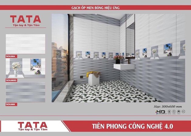 Bộ gạch ốp tường 30x60cm TATA 3604