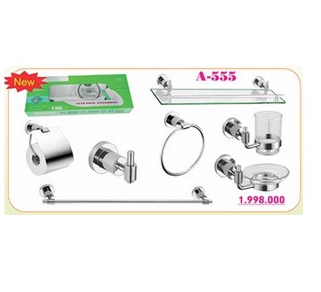 Bộ phụ kiện phòng tắm 7 món ASIA A555