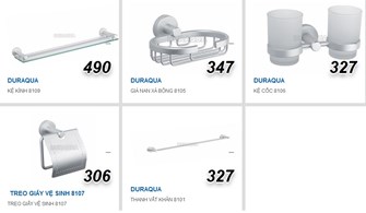 Bộ phụ kiện phòng tắm Duraqua 8100