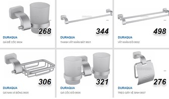 Bộ phụ kiện phòng tắm Duraqua 9600