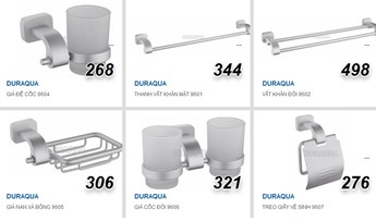 Bộ phụ kiện phòng tắm Duraqua 9600
