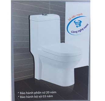 Bồn cầu Thái Lan 1 khối KASSANI 0850