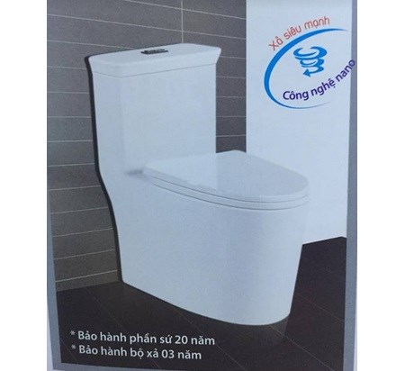 Bồn cầu Thái Lan 1 khối KASSANI 0883