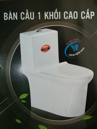 Bồn cầu Thái Lan 1 khối KASSANI 0898