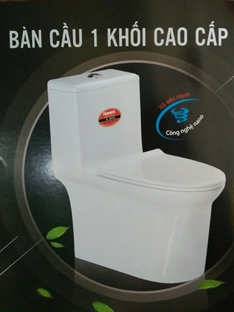 Bồn cầu Thái Lan 1 khối KASSANI 0898