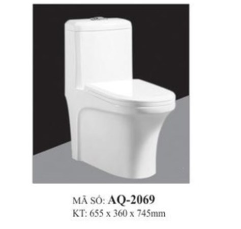 Bồn cầu liền khối AQUA AQ-2069