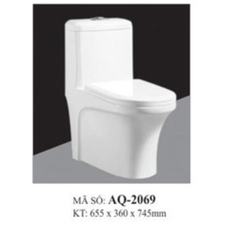 Bồn cầu liền khối AQUA AQ-2069
