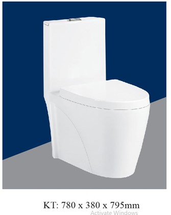 Bồn cầu liền khối AQUA - AQ2057