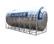 Bồn nước Inox Công nghiệp SƠN HÀ 25000 lít ngang