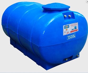Bồn nước nhựa Bình Minh 1500 lít nằm ngang