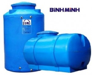 Bồn nước nhựa Bình Minh 300 lít đứng