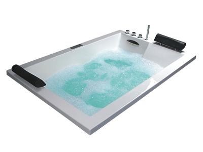 Bồn tắm đôi Massage đèn không chân không yếm MT 7180C