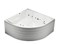 Bồn tắm đôi góc Massage chân yếm Caesar MT5165