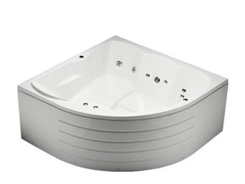 Bồn tắm đôi góc Massage chân yếm Caesar MT5165