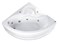 Bồn tắm góc Massage chân yếm  Caesar MT5120