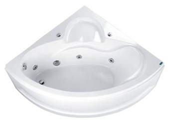 Bồn tắm góc Massage chân yếm  Caesar MT5120