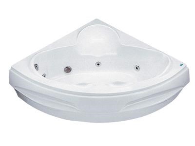 Bồn tắm góc Massage chân yếm  Caesar MT5132