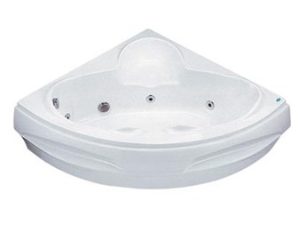Bồn tắm góc Massage chân yếm  Caesar MT5132