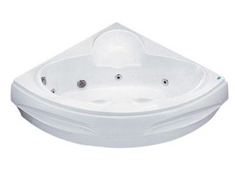 Bồn tắm góc Massage chân yếm  Caesar MT5132