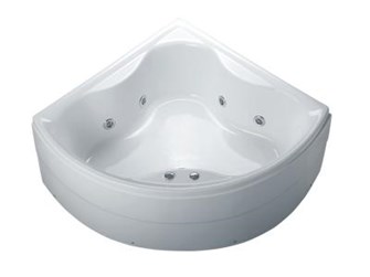 Bồn tắm góc Massage chân yếm  Caesar MT5133