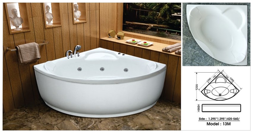 Bồn tắm góc Việt Mỹ 13M