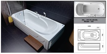 Bồn tắm nằm Việt Mỹ 16A