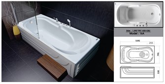 Bồn tắm nằm Việt Mỹ 16A