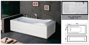 Bồn tắm nằm Việt Mỹ 17N