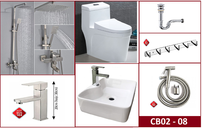 COMBO KHUYẾN MÃI TBVS PHONG TẮM