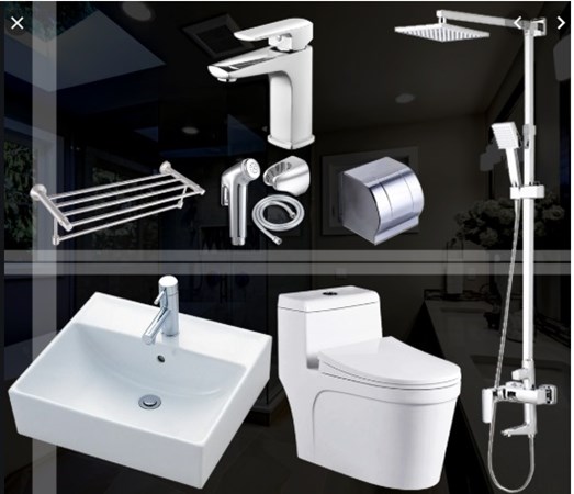 COMBO Khuyến mãi Thiết bị vệ sinh phòng tắm