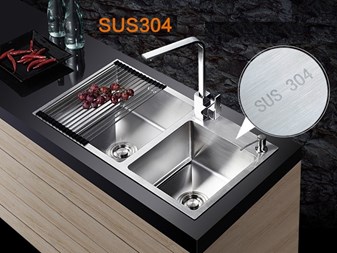 Chậu rửa chén Inox 304 cao cấp 8245