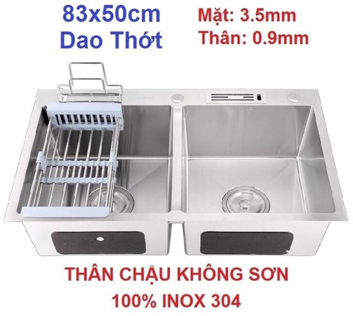 Chậu rửa chén Inox 8350K