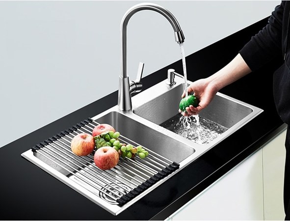 Chậu rửa chén Inox SUS304 cao cấp 7843