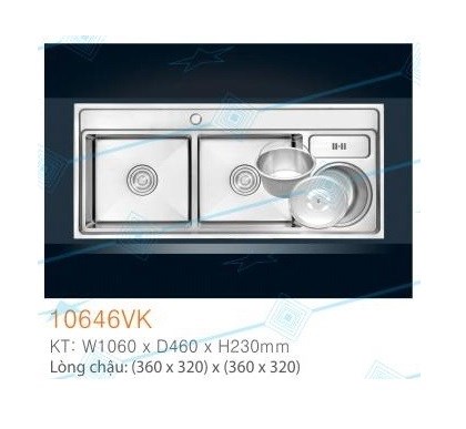 Chậu rửa chén cao cấp EROWIN 10646VK