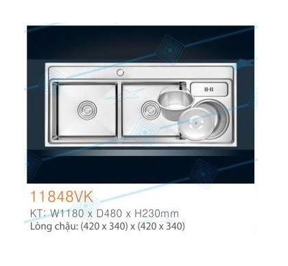 Chậu rửa chén cao cấp EROWIN 11848VK
