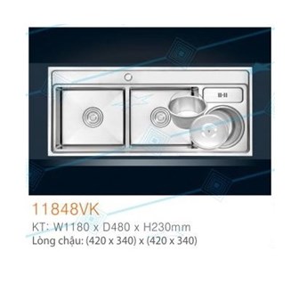 Chậu rửa chén cao cấp EROWIN 11848VK