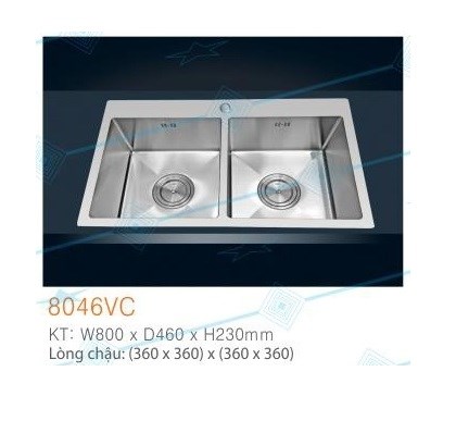 Chậu rửa chén cao cấp EROWIN 8046VC