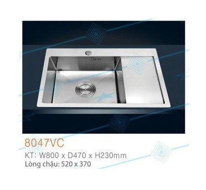 Chậu rửa chén cao cấp EROWIN 8047VC