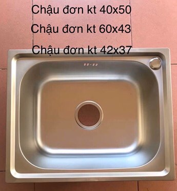 Chậu rửa chén inox 1 hộc 4237