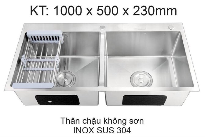 Chậu rửa chén inox 10050K