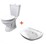 Combo INAX bồn cầu C108VA + lavabo L280V