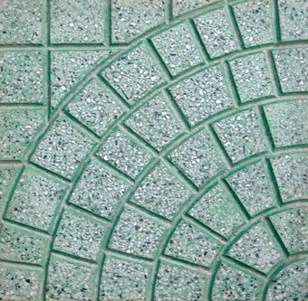 Gạch Terrazzo QP3- màu xanh