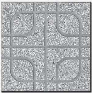 Gạch Terrazzo mắt phụng QP2-màu xám