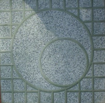 Gạch Terrazzo mặt trăng QP4-màu xanh